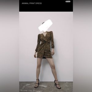 NEW ZARA ANIMAL PRINT DRESS